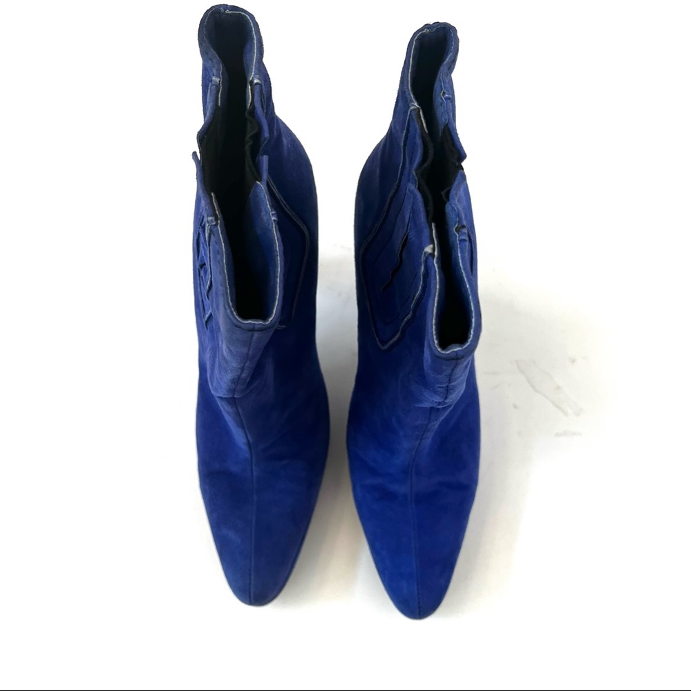 Casadei Blue Heel Boot B15/7 - Picture 5 of 12
